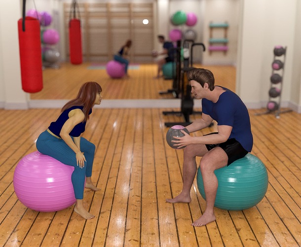 Dov and Freyja Test Render One