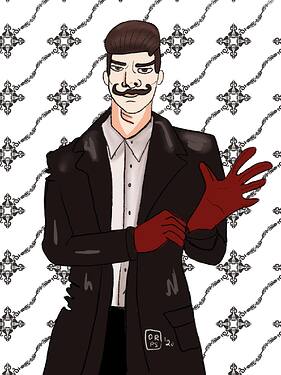 someone drew it Richard by oliverraysolomon on Wattpad