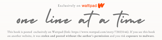 one line at a time - Banner